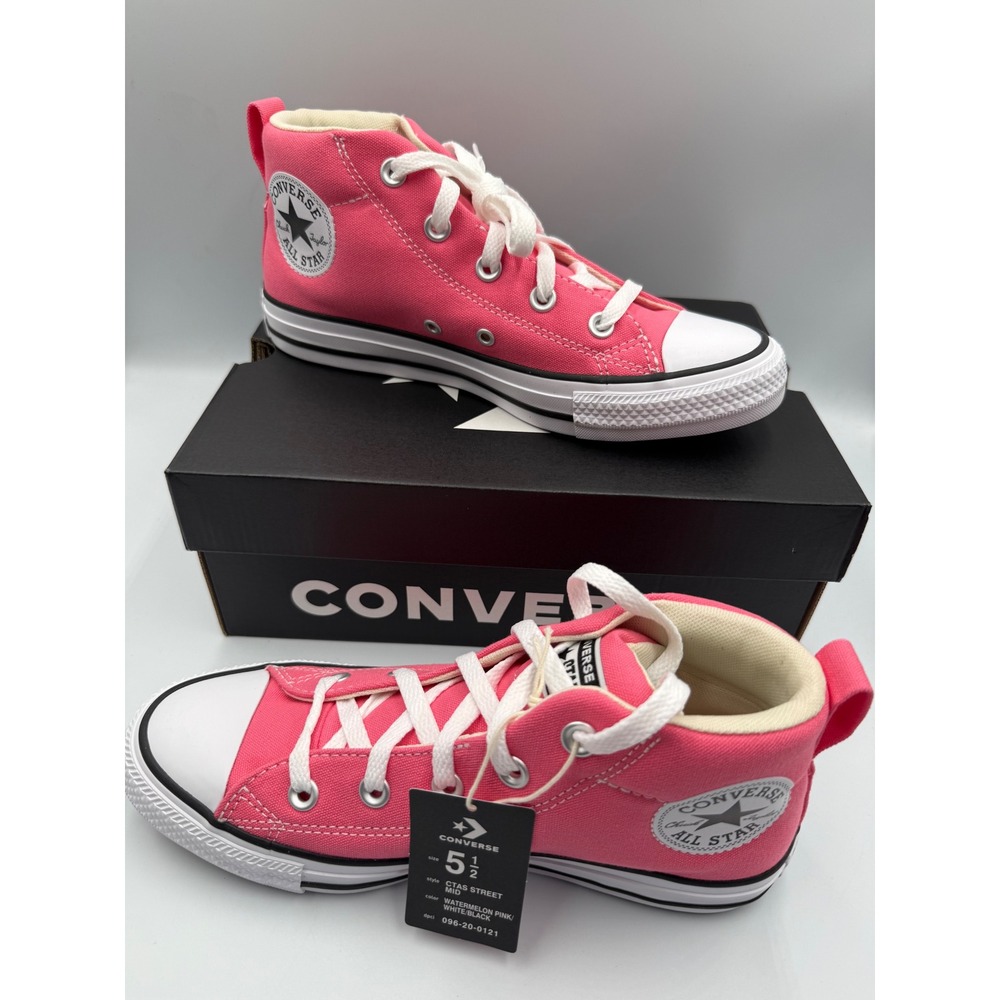 Converse Chuck Taylor All Star Street Mid Watermelon Pink A17174F Mens 5.5 W 7.5
